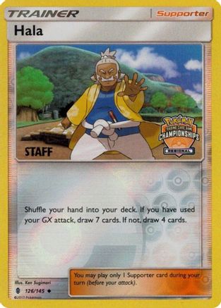 Hala (126/145) (Personnel promotionnel du championnat régional) [Sun &amp; Moon: Guardians Rising] 