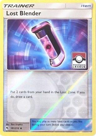 Lost Blender - 181/214 (Pokemon League) 181 - [League & Championship Cards] Reverse Holofoil