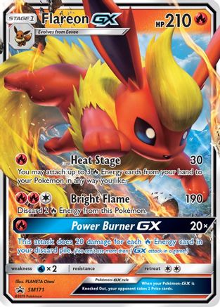 Flareon GX (SM171) [Soleil et Lune : Promos Black Star] 