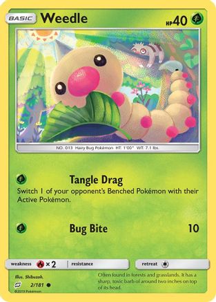 Weedle (2) 2/181 - [SM  Team Up]