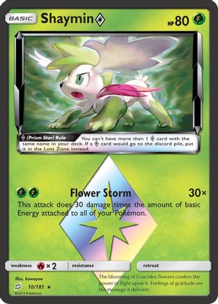 Shaymin (10/181) (Prism Star) [Soleil et Lune : Faire équipe] 