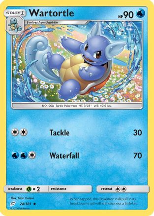 Wartortle (24/181) [Soleil et Lune : Faites équipe] 