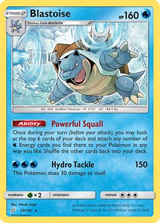 Blastoise 25/181 - [SM  Team Up]