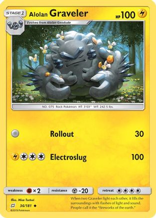 Alolan Graveler (36/181) [Soleil et Lune : Faire équipe] 