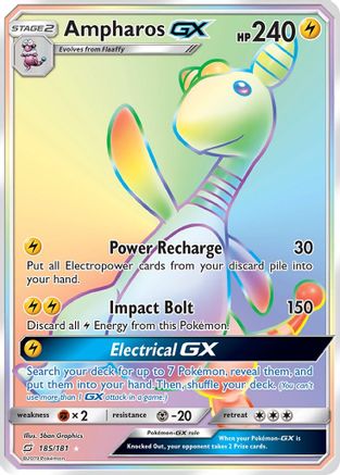 Ampharos GX (185/181) [Soleil et Lune : Faites équipe] 