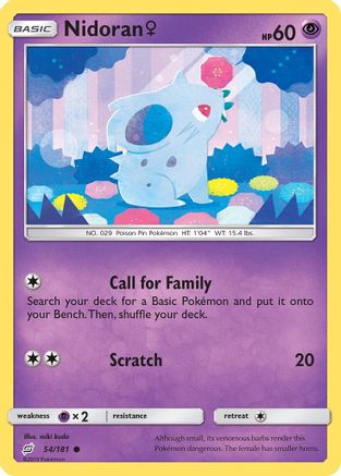 Nidoran F 54/181 - [SM  Team Up]