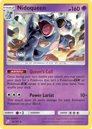 Nidoqueen 56/181 - [SM  Team Up]