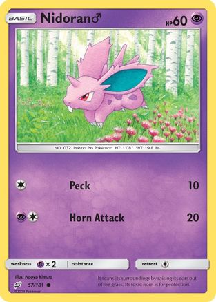 Nidoran M 57/181 - [SM  Team Up]