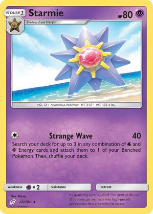 Starmie (65/181) [Soleil et Lune : Faites équipe] 