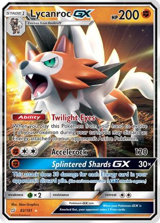 Lycanroc GX 82/181 - [SM  Team Up] Holofoil