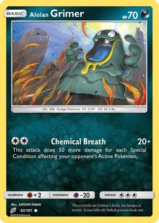 Alolan Grimer (83/181) [Soleil et Lune : faire équipe] 