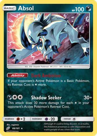 Absol 88/181 - [SM  Team Up] Holofoil