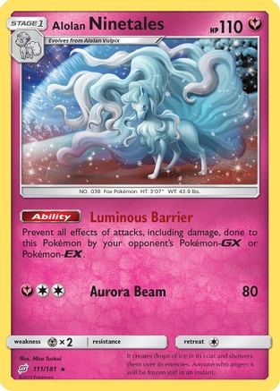 Alolan Ninetales (111/181) [Soleil et Lune : faire équipe] 