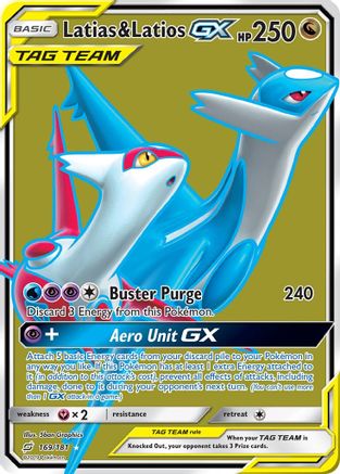 Latias &amp; Latios GX (169/181) [Soleil et Lune : Faites équipe] 