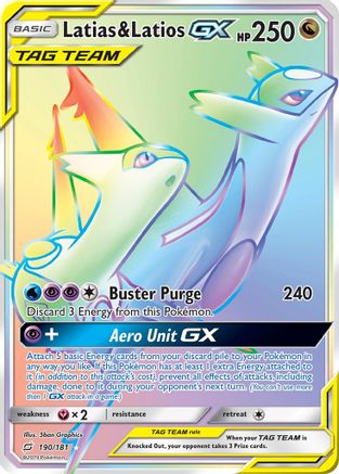 Latias & Latios GX (Secret)/181 - [SM  Team Up] Holofoil