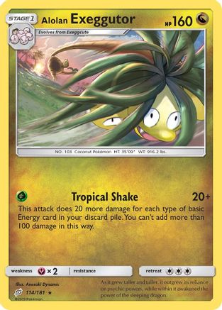 Alolan Exeggutor (114/181) [Sun & Moon: Team Up]