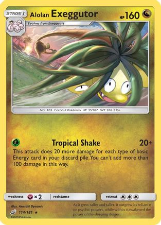 Alolan Exeggutor (114/181) [Soleil et Lune : faire équipe] 