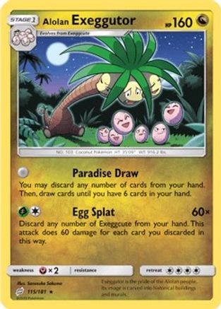 Alolan Exeggutor (115/181) [Sun & Moon: Team Up]