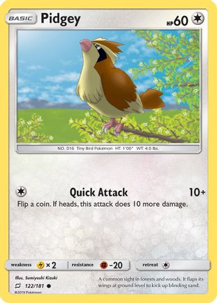 Pidgey (122/181) [Soleil et Lune : faire équipe] 