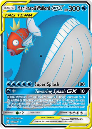 Magikarp & Wailord GX (Full Art)/181 - [SM  Team Up] Holofoil