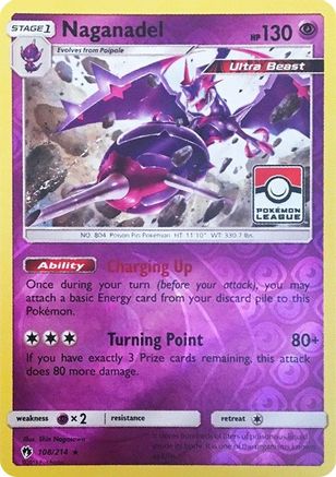 Naganadel - 108/214 (Pokemon League) 108 - [League & Championship Cards] Reverse Holofoil