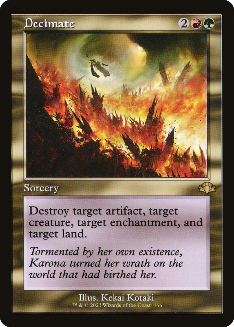 Decimate (DMR-356) - [Dominaria Remastered]