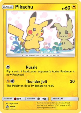 Pikachu (SM162) [Soleil et Lune : Promos Black Star] 