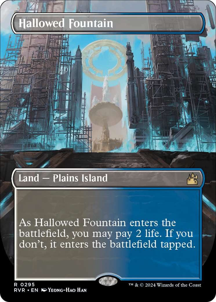 Hallowed Fountain (RVR-295) - [Ravnica Remastered] (Borderless)