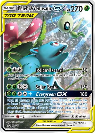 Celebi & Venusaur GX - SM167 SM167/248 - [SM Promos] Holofoil