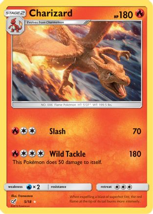 Charizard (5/18) [Soleil et Lune : Détective Pikachu] 