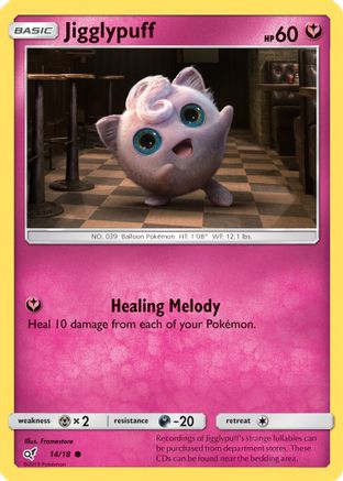 Jigglypuff (14/18) [Soleil et Lune : Détective Pikachu] 