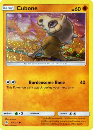 Cubone - 57/131 (General Mills Promo) 57 - [Miscellaneous Cards & Products] Holofoil