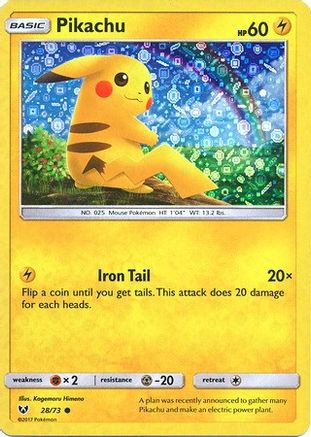 Pikachu (28/73) (Promo General Mills) [Cartes diverses] 