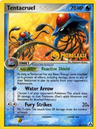 Tentacruel - 45/92 (Prerelease) - [Nintendo Promos]