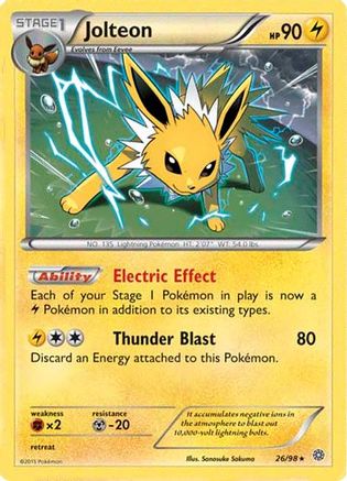 Jolteon (26/98) (Cosmos Holo) [XY : Origines anciennes] 