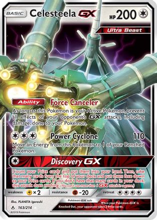 Celesteela GX 163/214 - [SM  Unbroken Bonds] Holofoil