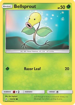 Bellsprout (13/214) [Soleil et Lune : liens ininterrompus] 