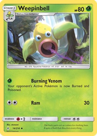 Weepinbell 14/214 - [SM  Unbroken Bonds]