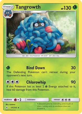 Tangrowth 17/214 - [SM  Unbroken Bonds]