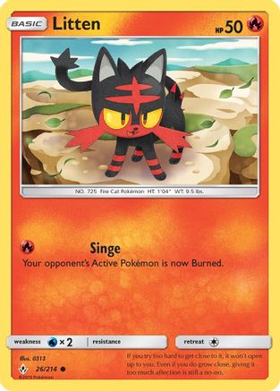 Litten (26/214) [Soleil et Lune : liens ininterrompus] 