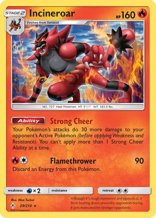 Incineroar (29/214) [Soleil et Lune : liens ininterrompus] 