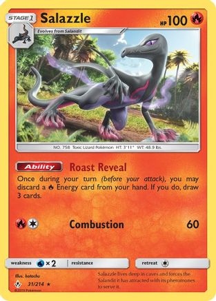 Salazzle (31/214) [Soleil et Lune : liens ininterrompus] 