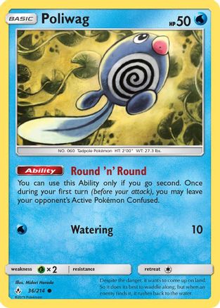 Poliwag (36) 36/214 - [SM  Unbroken Bonds]