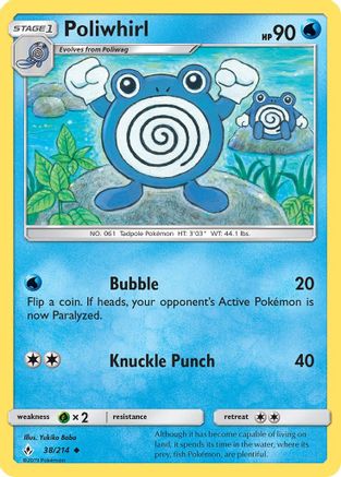 Poliwhirl 38/214 - [SM  Unbroken Bonds]