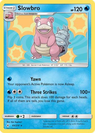 Slowbro 43/214 - [SM  Unbroken Bonds] Holofoil