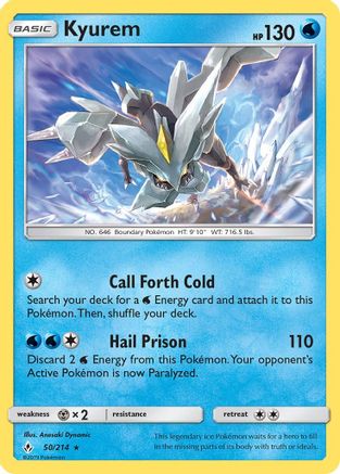 Kyurem 50/214 - [SM  Unbroken Bonds] Holofoil