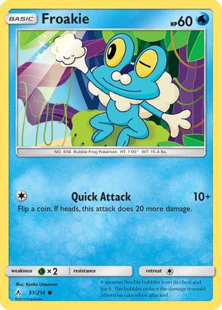 Froakie (51/214) [Soleil et Lune : liens ininterrompus] 