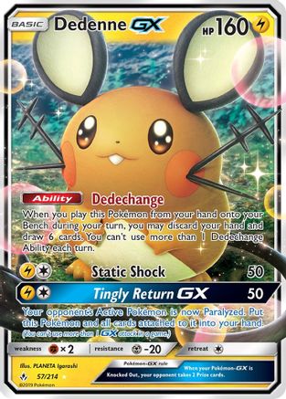 Dedenne GX (57/214) [Soleil et Lune : liens ininterrompus] 