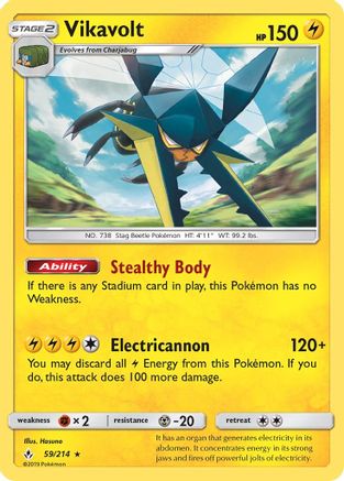 Vikavolt 59/214 - [SM  Unbroken Bonds] Holofoil