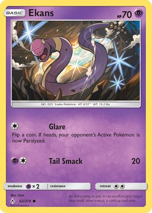 Ekans (62/214) [Soleil et Lune : liens ininterrompus] 